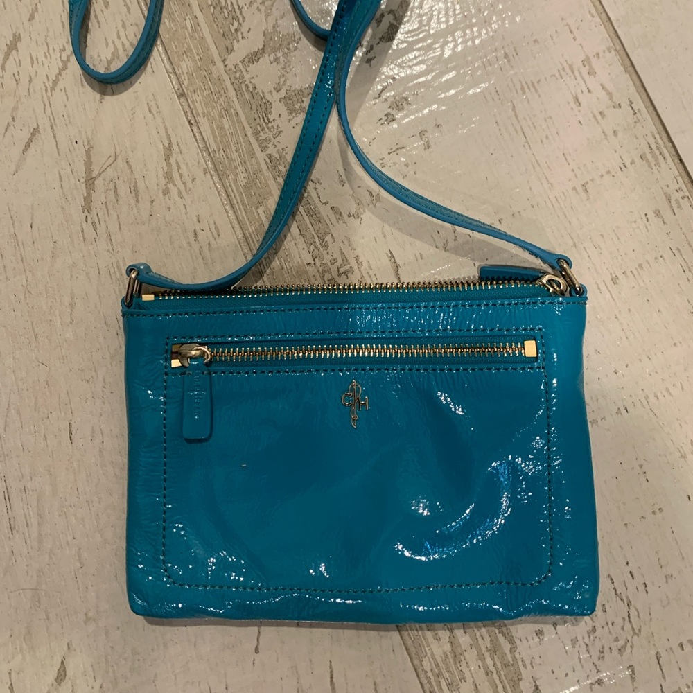 Cole Haan liquid patent crossbody